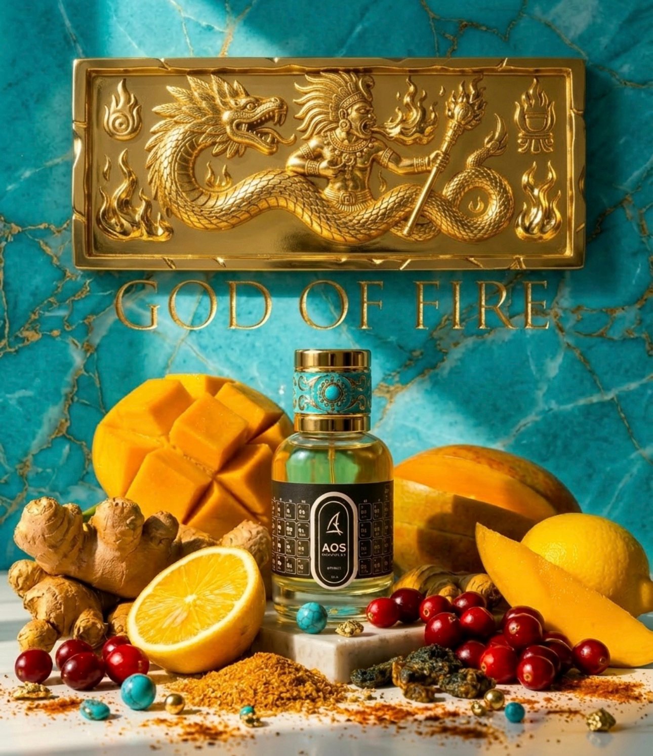 Kozmolite Ge32 parfüm 50 ml(Godd off  Fire unisex )